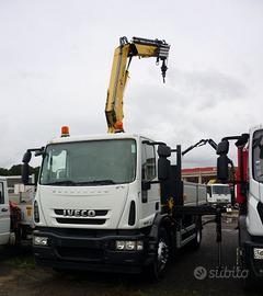 Autocarro usato Iveco 180E25 K gru e ribaltabile