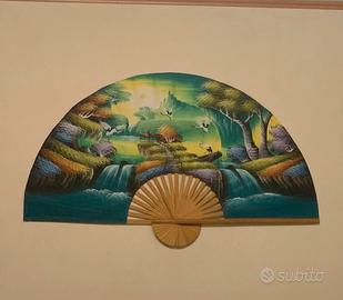 Ventaglio decorativo giapponese da parete