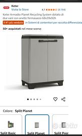 armadio esterno per rifiuti