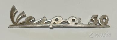 Scritta vespa 50 originale epoca bomisa