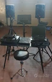 Impianto karaoke completo
