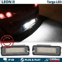 Placchette Luci LED Targa SEAT LEON MK2 1P CANbus