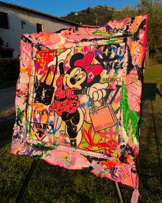 Quadro Disney Luxury PopArt Minnie topolina arte