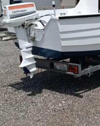 Motore fuoribordo 25 cv con scatola comandi