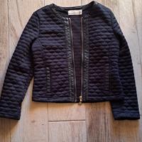giacca bimba trapuntato blu