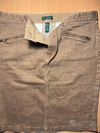 Gonna Ralph Lauren beige/marroncino Tg XL