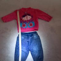 completo bimba felpa pantalone 