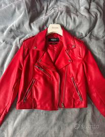 Giacca effetto pelle donna