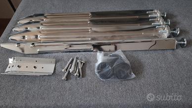 Gambe flipper cromate