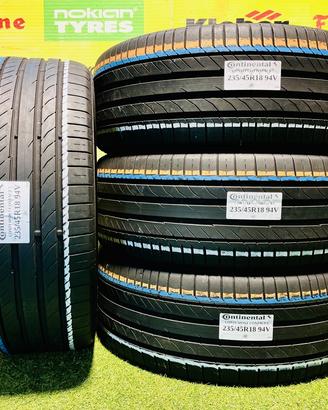 X4: Estive 235/45R18 94V-CONTINENTAL- al 70% e 75%