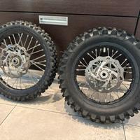 Cerchi completi Ktm Husqvarna Gasgas 65cc