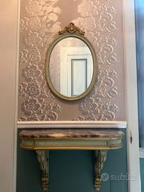 Consolle con specchio in stile veneziano