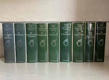 Storia della letteratura italiana - Garzanti