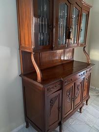 Credenza noce massiccio fine 800