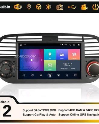 autoradio 500 fino al 2015 4 di RAM 64 di memoria 