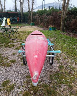Kayak, canoa a fondo piatto 