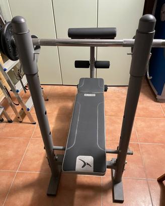 Panca pesi multifunzione Domyos BM210 + dischi