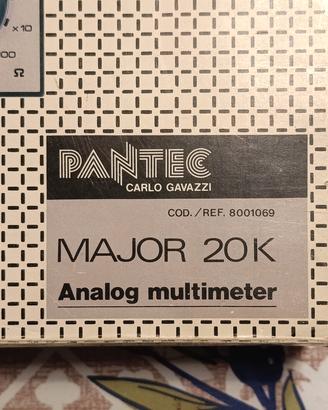 MULTIMETRO TESTER PANTEC