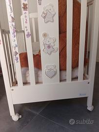 Lettino con materasso Azzurra Design