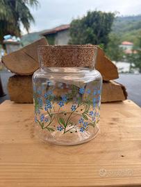 Barattolo di vetro con tappo in sughero