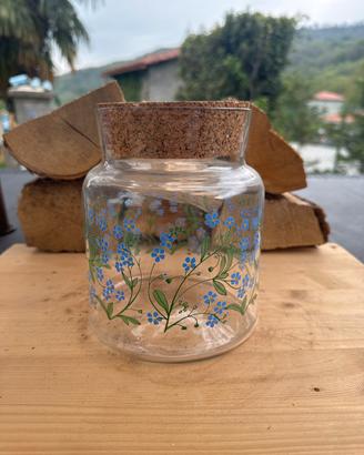 Barattolo di vetro con tappo in sughero
