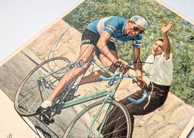 Cartolina Autografata Fausto Coppi (rara)