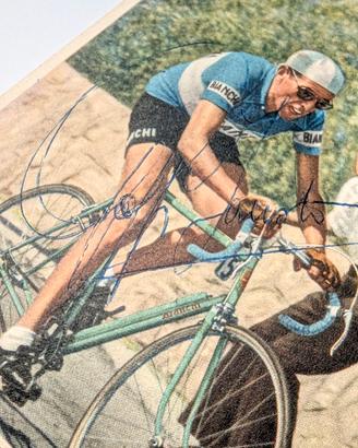 Cartolina Autografata Fausto Coppi (rara)