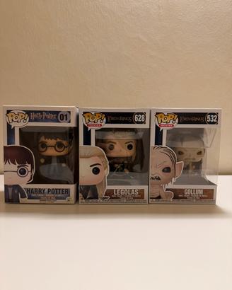 funko pop harry potter signore degli anelli