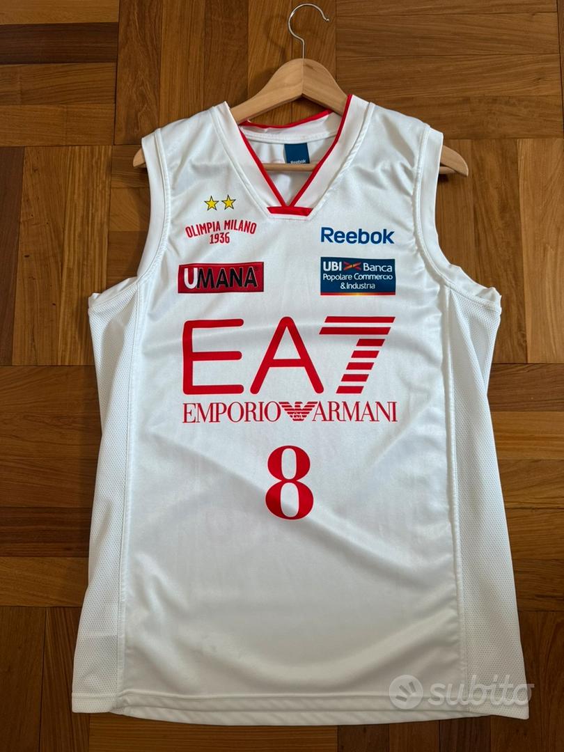 Prathima Hospitals Teri Ankho Ka Kajal Mediaworld Nuova Maglia Olimpia  Milano Canotta Basket EA7 Armani
