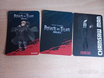 Card mangayo x Crunchyroll (aot/chainsaw)