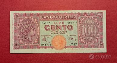 100 lire Italia Turrita C127 053714