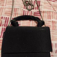 borsetta piccola nera Zara