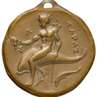 Medaglia Legione MVSN Taranto Taras Molto Rara RR