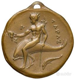 Medaglia Legione MVSN Taranto Taras Molto Rara RR