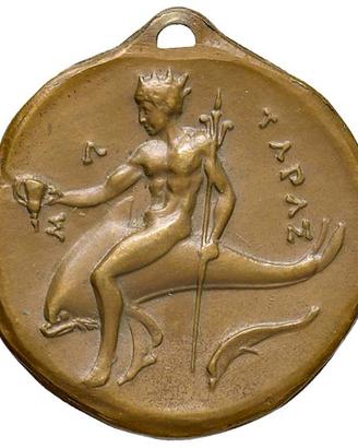 Medaglia Legione MVSN Taranto Taras Molto Rara RR