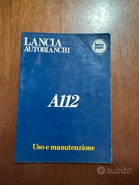 Manuale uso e manutenzione Lancia A112