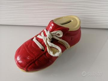 Salvadanaio  forma scarpetta  vintage