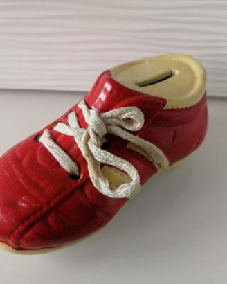 Salvadanaio  forma scarpetta  vintage