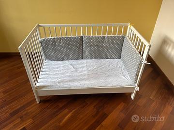 Lettino Gulliver per bambini + materasso