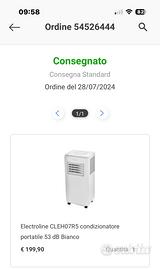 Condizionatore  deumidificatore con tubo