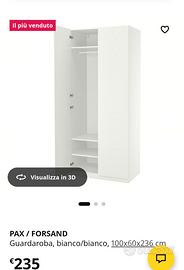 Armadio ikea pax