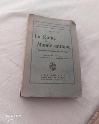 sorel la ruine du monde antique