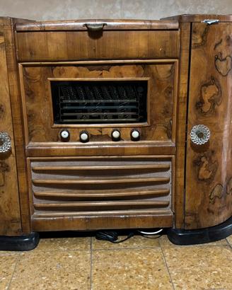 Mobile bar radio e giradischi anni 50