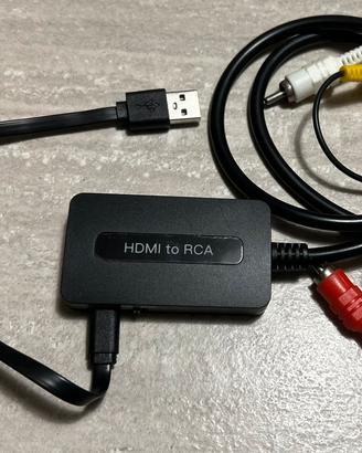 Convertitore HDMI a RCA con cavo USB