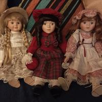 Bambole di porcellana vintage 