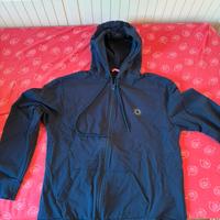 Felpa blu con cappuccio