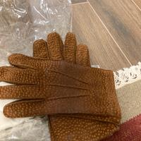 Guanti uomo Loro Piana in cashmere e camoscio