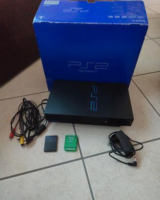 PlayStation 2 - scatola originale e Memory card
