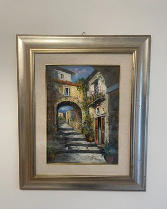Quadro dipinto su tela con cornice – 50x60 cm