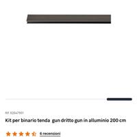 Bastone tenda 2 metri